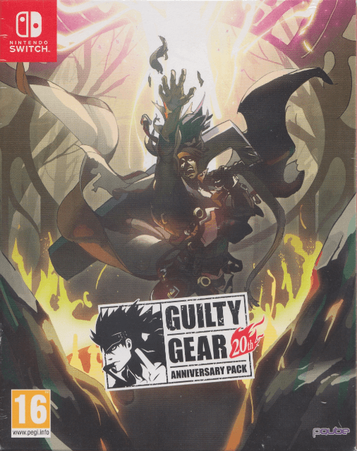 Guilty Gear 20th Anniversary box art for Nintendo Switch